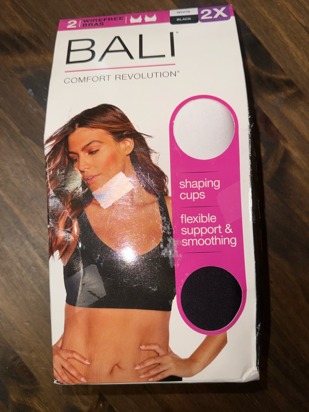 Bali Shaping Cups Bras - Black & White